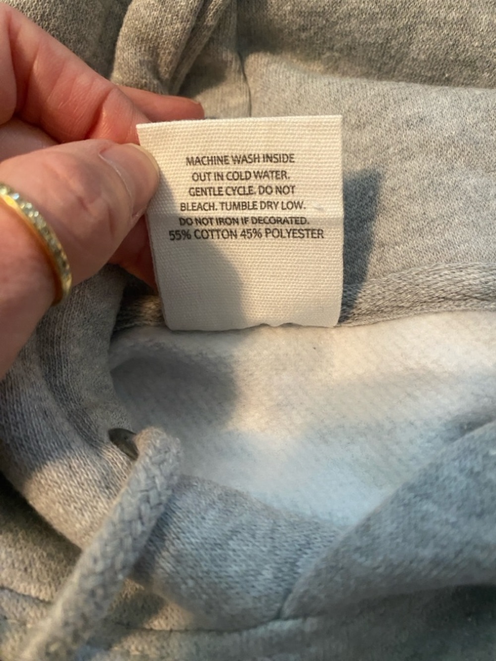 Dilligaf Grey Graphic Hoodie with Purple Accents from LAKE GEORGE NY - Picture 8 of 14